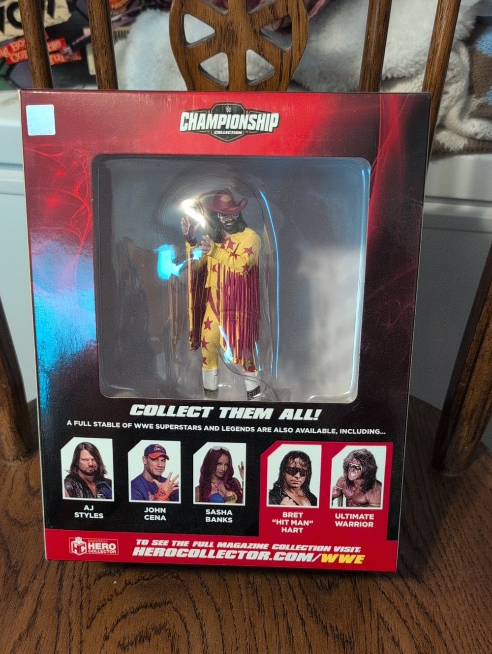 WWE Championship Collection Figure Macho Man - Yellow & Red Costume